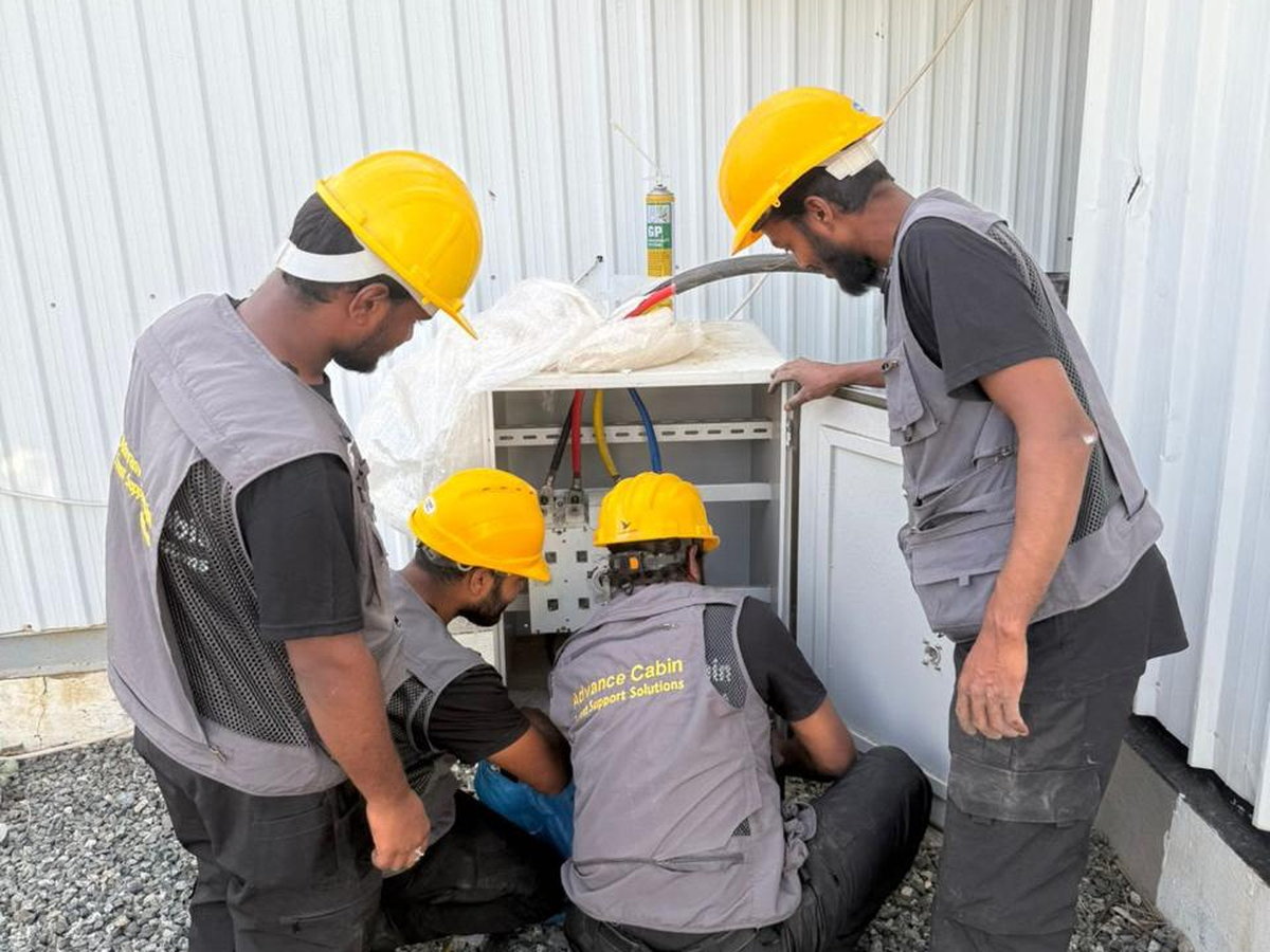 المولدات والتمديدات الكهربائية المؤقتة